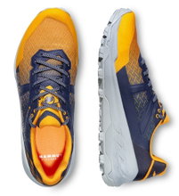 Mammut Trail-Laufschuhe Sertig II Low GTX (Multifunktion, wasserdicht) marineblau/gelb Herren